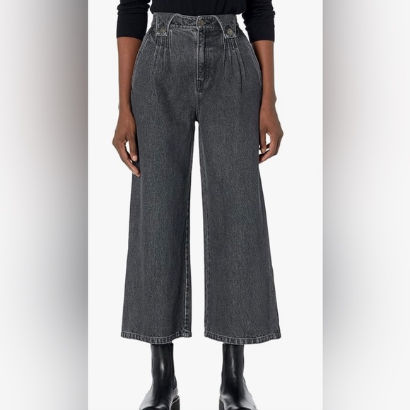 Joie Porter Wide-Leg Cropped Flare Leg - Picture 1 of 9